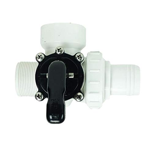 Swimline 1.5" HydroTools Swimming Pool and Spa Standard Right Outlet 3-Way Valve