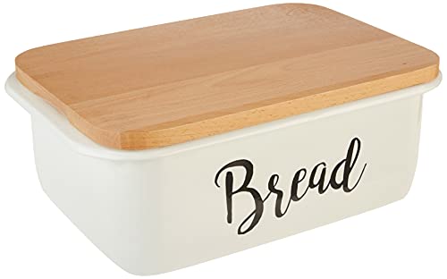 Tablecraft Enamelware Collection Bread Box