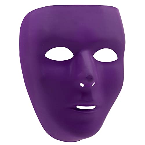 Amscan Full Face Mask, Party Accessory, Purple