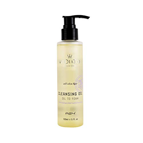 A24 Deep Cleansing Oil - Makeup Remover, 99.75% Natural Ingredients, Vegan Formula, For All Skin Types (Cleansing Oil to Foam)
