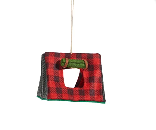 Giftcraft 683384 Christmas Tent Ornament, 3.75-inch Length, Polyester
