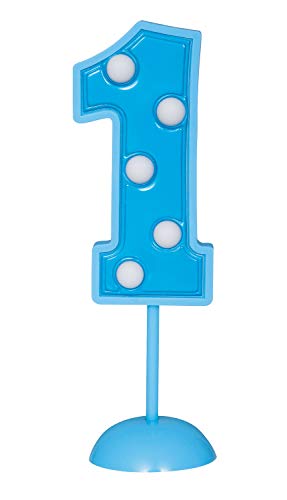 Unique Industries Unique party decoration, Number 1, Blue