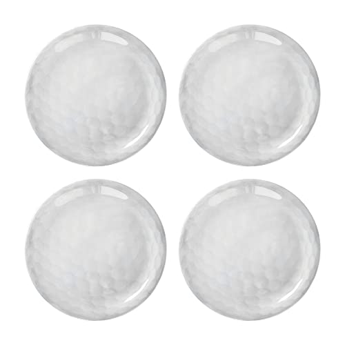 Supreme Housewares UPware 4-Piece Golf Melamine 6 Inch Serving Plates/Appetizer Plates/Dessert Plates