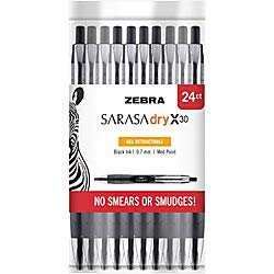 Zebra Pen Sarasa Dry X30 Gel Retractable Pen