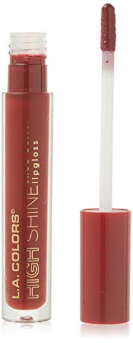 L.A. Girl COLORS High Shine Shea Butter Lip Gloss, Scarlett, 0.14 Ounce