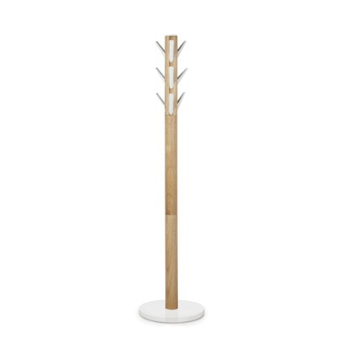 Umbra Flapper Modern Coat Rack, Natural/White