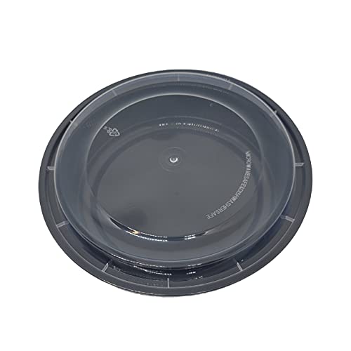 DHG Professional 48 oz Round Food Containers Meal Prep Microwavable Reusable Plastic BPA Free Big Size Lunch box