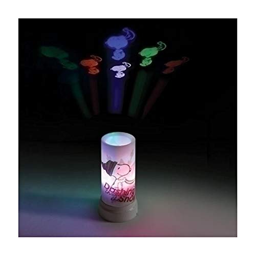 Roman 6.5 Inches Led Snoopy Candle on Base Projected Images with Cord