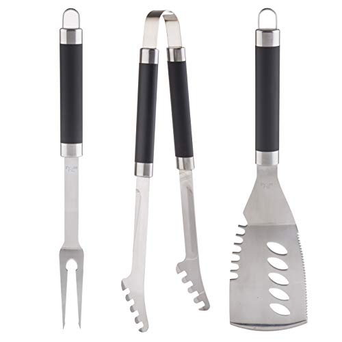 Tablecraft 123561 Grilling Tools Set, 6 x 2 x 16.875, Stainless