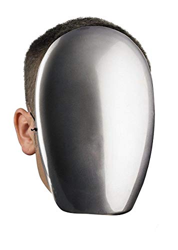 Disguise Costumes No Face Chrome Mask, Adult