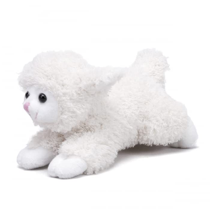 Unipak 1122LA Handful Lamb Plush Figure Toy, 6-inch Length