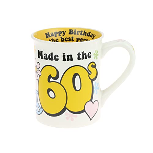 Enesco Our Name Is Mud Made in 60s Mug, 16 oz.