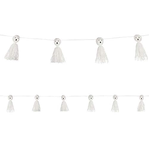 Amscan Ghost Tassel Garland | 5" x 10 4/5&