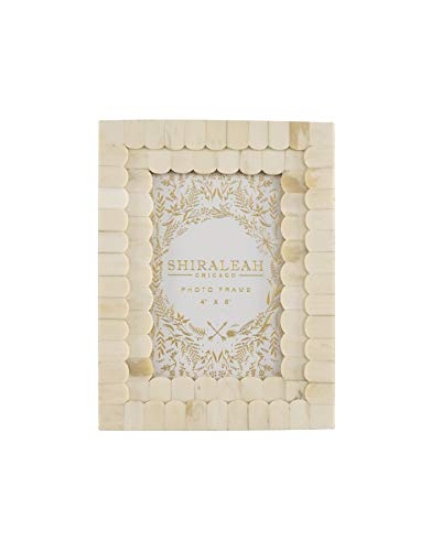 Mansour Ivory Scalloped 4 X 6 Picture Frame - Shiraleah