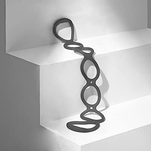 Vitos Fitness Multi-Ring Jelly Tube Chest Expander | Yoga Pilates Boxing Core Training Tube Bands (7 Ring 33.8", Black)