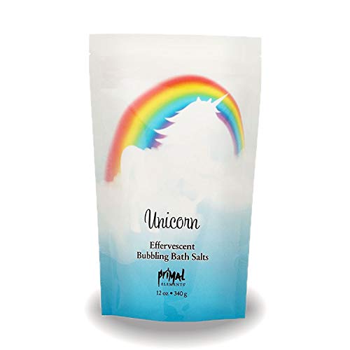 Primal Elements Effervescent Bubbling Bath Salts 12oz. Unicorn