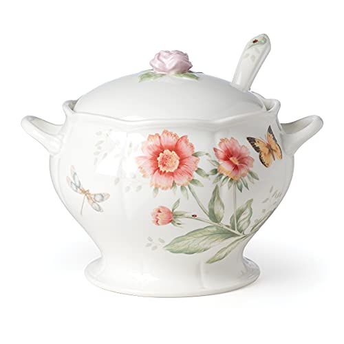 Lenox Butterfly Meadow 2-Piece Tureen & Ladle Set, 4.23, Multi