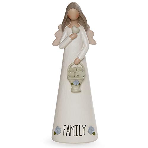 Blossom Bucket 2166-13278 Family Angel with Basket Figurine