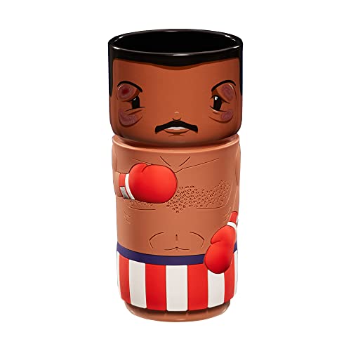 CosCups by Numskull Rocky Apollo Creed Ceramic Mug Gift with Rubber Sleeve 400ml - Official Rocky Merchandise