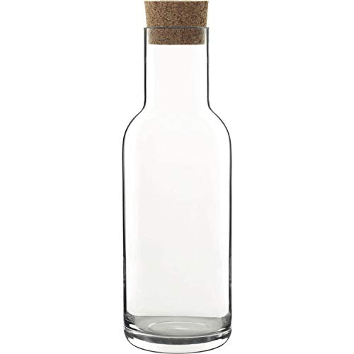 Luigi Bormioli Rocco Sublime 34 oz Carafe with Cork Stopper, 1 Piece, Clear