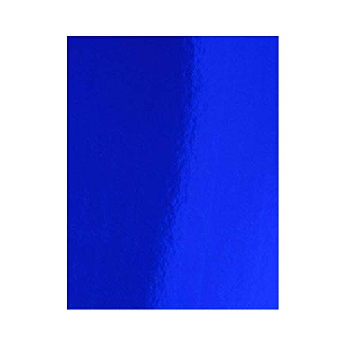 Hygloss Products Mirror Board Sheets 8.5 x 11 Inches  Blue, 25 Pack