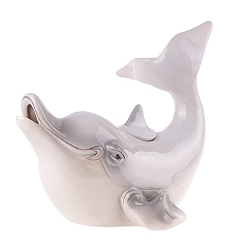 Blue Sky Clayworks 1806 Dolphin Teapot, 10-inch Length
