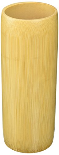 Yasutomo BT14-20 Bamboo Brush Vase, Medium, 8" Tall