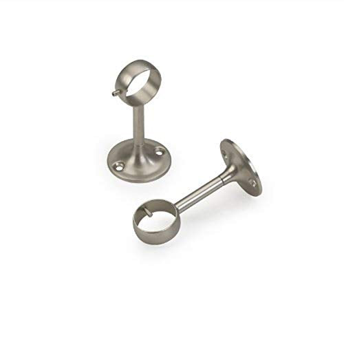Umbra 240483-410 Ceiling-Mount Bracket for Drapery Rod, Nickel