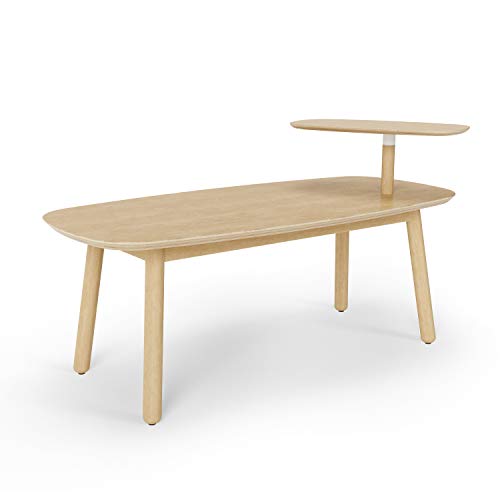 Umbra Swivo Tiered Modern Design Coffee swiveling Table Tops, Large, Natural