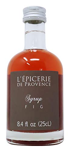 The French Farm LEpicerie De Provence - Imported French Fig Syrup for Cocktails Smoothies,Fruit Salads and Ice Cream 8.45 Ounce Bottle