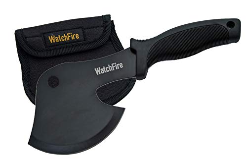 SZCO WatchFire 10‚Äù Black Camping/Survival Axe-Head Hatchet with Nylon Sheath (210921)