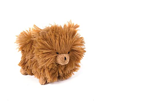 CocoTherapy Oscar Newman Pomeranian Pipsqueak Toy, 5-inch Length, Tan