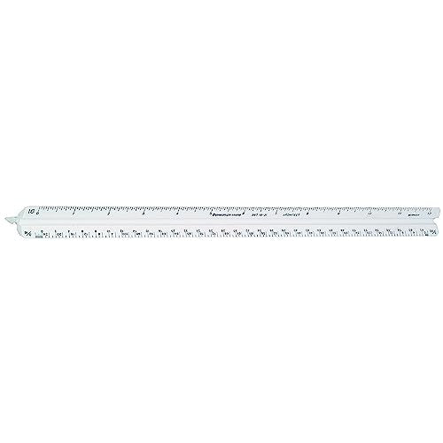 Pens Staedtler STD9871931BK Architects Printed Scale, White, 1 Count (Pack of 1)