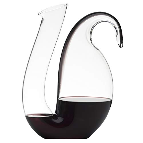 Riedel Ayam Decanter, Clear with Black Accent