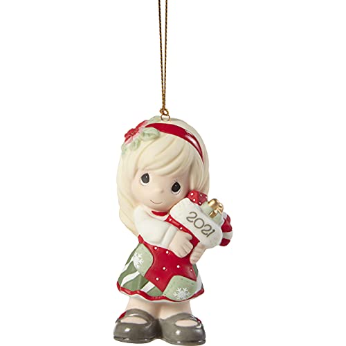 Precious Moments You Fill Me with Christmas Cheer Dated Girl Ornament