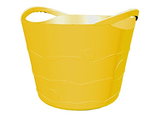 Garden Works TuffTote Bucket, 3.5-Gallon, Sunflower