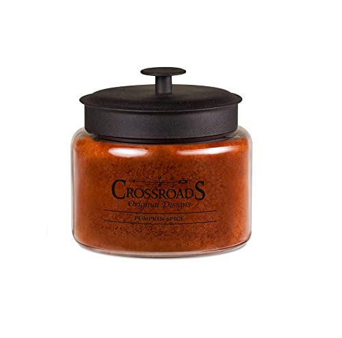 Crossroads Pumpkin Spice Jar Candle, 48-Ounce, Paraffin Wax