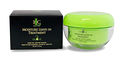 ELC Dao of Hair Pure Olove 3 Moisture Leave In Treatment 2.5 oz. Ultra Concentrated, Moisturizing, Nourishing, Balanced, Repairing Treatment that Detangles, Colored, Damaged, Over Processed and All Hair Types