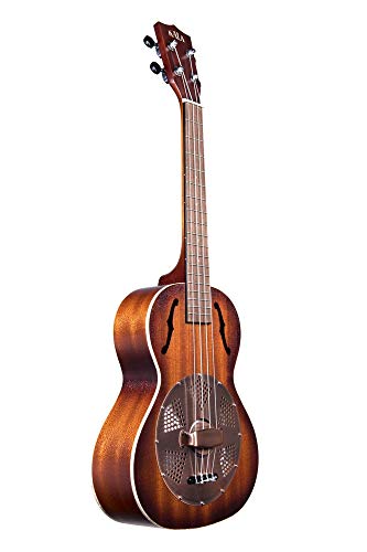 Kala KA-RES-BRS Tenor Resonator Ukulele - Brass Cover