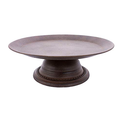 CWI Wing Tai Trading Brown Metal Plate Stand