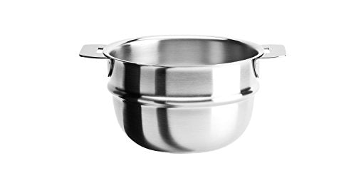Cristel Strate L Stainless Steel Bain-Marie with Removable Handles, 2.85 Quart