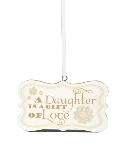 Pavilion Gift 89044 Signs of Happiness Daughter Hanging Plaque, 3 by 1-3/4-Inch