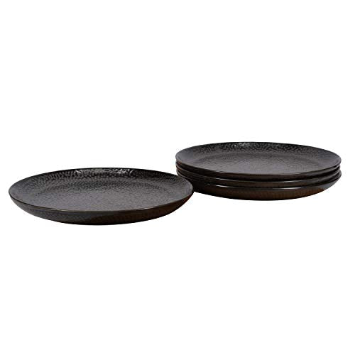 BIA Cordon Bleu Serene Salad Plate, Set of 4, 8-inch Diameter, Black