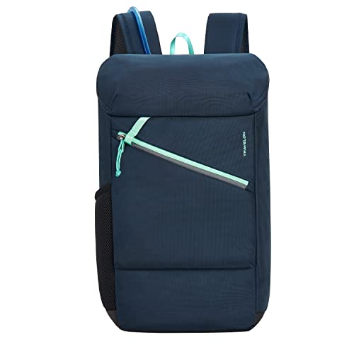 Travelon Greenlander Anti-Theft 21L Backpack, Light Blue, 11" W x 19" H x 6.5" D