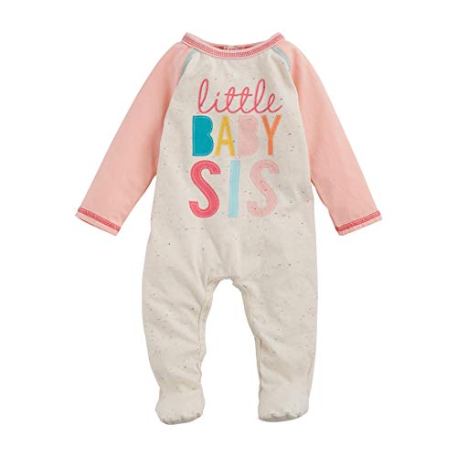 Mud Pie Girls' Baby SIS Sleeper,3-6 Months,Pink