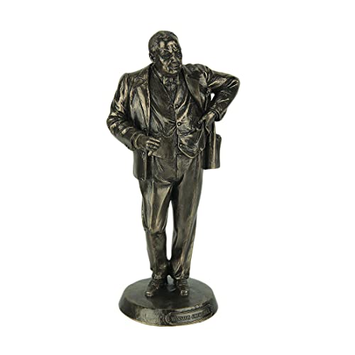 Unicorn Studio Veronese Design British Prime Minister Winston Churchill Bronze Finished Statue