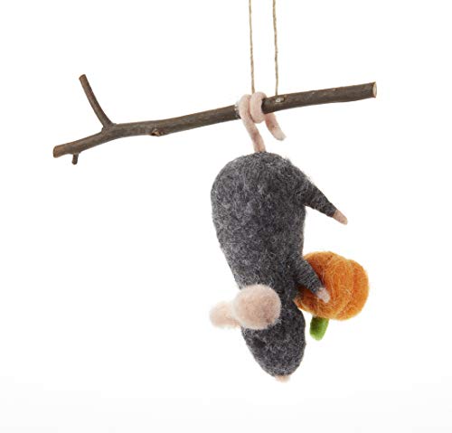 Delton 2298-1 Hanging Harvest Mouse, 5-inch Height, Wool