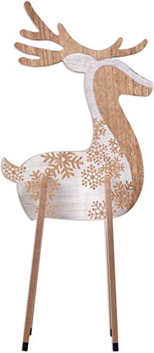 Sunset Vista Designs Wood Reindeer, 32-inch High