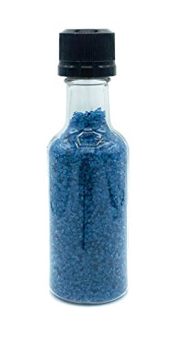 Ultimate Baker Snowy River Royal Blue Cocktail Sugar - Kosher Certified Naturally Colored Royal Blue Cocktail Rimmer (2oz Bottle, Medium Crystal)