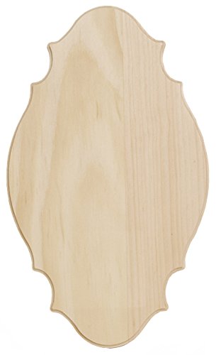 Walnut Hollow French Provincial Plaque, 13-1/2-Inch by 8 by 5/8-Inch